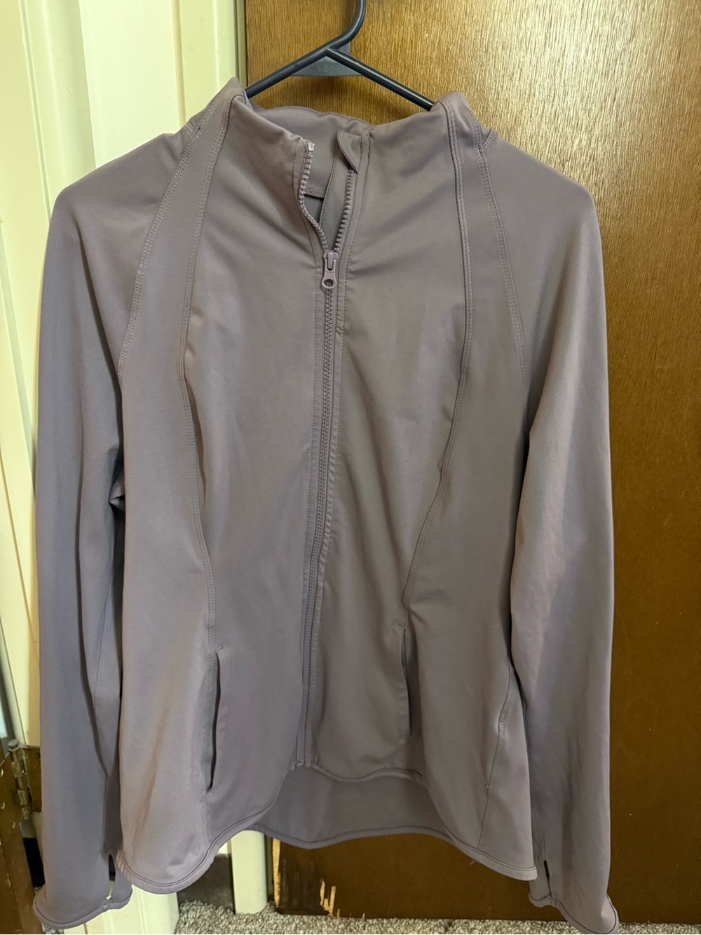 Yogalicious Mauve Utility Zip Jacket